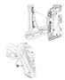 Diagram Door, Rear Shell and Hinges. for your 1997 Dodge Ram 1500