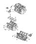 Diagram Cylinder Block And Hardware 3.5L [3.5L V6 HIGH OUTPUT 24V MPI ENGINE]. for your 2004 RAM 2500