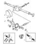 Diagram Axle,Rear,with Differential and Housing,Corporate 8.25 [Axle - Rear, Corporate 8.25]. for your 2009 Jeep Wrangler UNLIMITED X