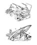 Diagram Front Wiper System. for your 2001 Chrysler 300 M