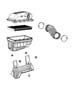 Diagram Air Cleaner 5.7L [5.7L Hemi V8 Engine]. for your Dodge Ram 1500