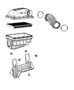 Diagram Air Cleaner 5.7L [5.7L Hemi V8 Engine]. for your Dodge Ram 1500