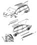 Diagram Exterior Ornamentation. for your 2007 Dodge Durango