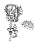 Diagram Transfer And Output Gears. for your Chrysler Town & Country