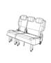 Image of COVER. Recliner Seat. Inboard.  [D5], [D5] 60% Side. image for your 2008 RAM 1500