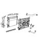 Diagram Radiator and Related Parts. for your 2010 RAM 2500