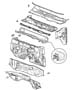 Diagram Cowl,Dash Panel, and Related Parts. for your 2007 Dodge Grand Caravan