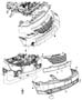 Diagram Fascia, Front. for your 2014 Dodge Journey SXT () 2.4L I4 A/T