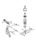 Diagram Suspension, Rear. for your 2014 Jeep Compass SPORT 2.4L I4 M/T 4X4