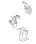 Diagram Weatherstrips, Front Door, Quad Cab. for your 2007 Dodge SPRINTER