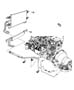 Transmission Oil Cooler and Lines, 5.9L [5.9L HO Cummins Turbo Diesel Engine], 6.7L [6.7L Cummins Turbo Diesel Engine]. Diagram