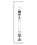 Diagram Shaft,Drive,Rear, 1-Piece, DH 2,6,7. for your 2000 Chrysler 300 M