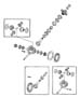 Diagram Differential Assembly,DH 1,2,6,7. for your 2009 Jeep Wrangler UNLIMITED X