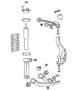 Diagram Suspension, Front. for your 2014 RAM 1500