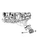 Engine Mounting Left Side RWD/2WD 5.7L [5.7L Hemi V8 Engine]. Diagram