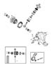 Diagram Differential Assembly, Front Axle With [Tru-Lok Front and Rear Axles]. for your 2002 Chrysler 300 M