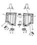 Diagram Targa Top Panels and Hardware [[ EASY FOLDING SOFT TOP ]]. for your 2002 Jeep Wrangler