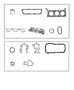 Diagram Engine Gasket Packages 3.8L [3.8L V6 SMPI Engine]. for your 2008 Jeep Wrangler UNLIMITED SAHARA 3.8L V6 M/T 4X4