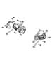 Diagram Engine Mounting 3.8L [3.8L V6 SMPI Engine]. for your 2004 Chrysler 300 M