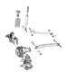 Diagram Suspension, Front, Springs,Shocks,Control Arms. for your 2003 Chrysler 300 M