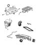 Diagram Air Cleaner and Related. for your 2021 RAM 1500 Limited Longhorn Crew Cab 3.0L Turbo V6 Diesel