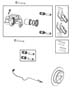 Diagram Brakes, Rear, Disc, With [213MM Rear Axle] Rear Axle. for your Chrysler 300 M