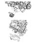 Diagram Engine Mounting Right Side RWD/2WD 5.7L [5.7L Hemi V8 Engine]. for your Chrysler 300 M