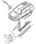 Diagram Exterior Ornamentation, Compass. for your 2021 RAM 1500 Laramie Longhorn Crew Cab 3.0L Turbo V6 Diesel