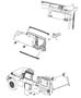 Diagram Glass, Glass Hardware and Interior Mirror. for your 2002 Jeep Wrangler