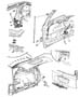 Diagram Liftgate. for your 2001 Chrysler 300 M