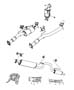 Image of HANGER, Used for: BRACKET AND ISOLATOR. Exhaust. Front, Right. With [6-Speed Manual. image for your 2004 Chrysler 300  M 