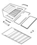 Diagram Sunroof - Sky Slider Full Open. for your 2008 Jeep Liberty