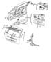 Diagram Liftgate. for your 2009 Jeep Grand Cherokee OVERLAND 5.7L Hemi V8 4X2