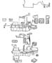 A/C and Heater Unit Front. Diagram