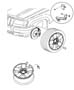 Diagram Wheels and Hardware. for your 2021 RAM 1500 Tradesman Crew Cab 3.6L V6 4WD