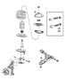 Diagram Suspension, Front. for your 2010 Dodge Journey SXT 3.5L V6 A/T AWD