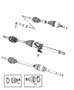 Shafts, Front Axle. Diagram