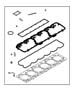 Diagram Upper Engine Gasket Package 6.7L Diesel [6.7L Cummins Turbo Diesel Engine]. for your 2020 RAM 2500