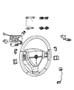 Swtiches Steering Column and Wheel. Diagram