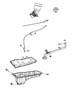 Engine Oil Pan, Engine Oil Level Indicator And Related Parts 4.7L [4.7L V8 Engine]. Diagram