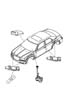 Diagram Air Bag Module, Impact Sensors, and Clockspring. for your 2002 Chrysler Sebring