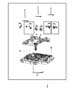 Diagram Valve Body And Related Parts. for your 2015 Jeep Wrangler RUBICON