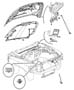 Diagram Hood and Related Parts. for your 2000 Chrysler 300 M