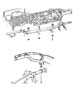 Diagram Body Hold Down, Quad Cab. for your 2005 Dodge Dakota