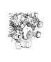 Diagram Pulleys and Related Parts 2.7L [2.7L V6 DOHC 24 Valve MPI Engine]. for your 2007 Dodge Durango SXT