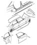 Diagram Exterior Ornamentation. for your 1999 Jeep Cherokee