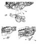 Diagram Engine Mounting Left Side AWD/4WD 4.7L [4.7L V8 Engine]. for your 2000 Chrysler 300 M