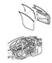 Image of MOLDING, WEATHERSTRIP. Front Door Belt, Front Door Belt Outer. Left. image for your 2023 Chrysler PACIFICA L HYBRID   