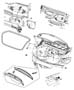 Diagram Deck Lid and Related Parts. for your 2000 Jeep Cherokee