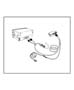 Diagram Hands Free Kit - Cellular Phone-Blue Tooth-Low Speed. for your 1999 Dodge Dakota